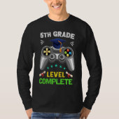 5th Grade Graduation Level Complete Gamer 2023  1 Tシャツ (正面)