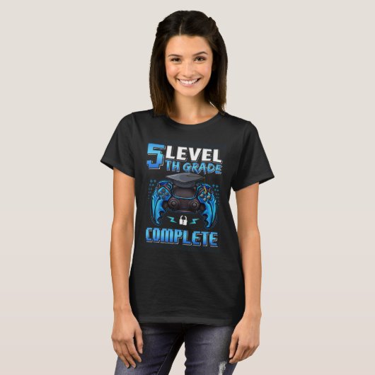 5th Grade Level Complete Happy Last Day Of School  Tシャツ (正面フル)