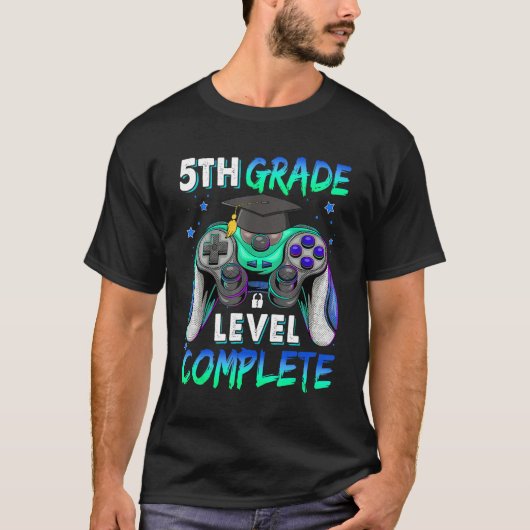 5th Grade Level Complete Happy Last Day Of School Tシャツ (正面)