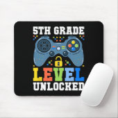 5th Grade Level Unlocked Gamer First Day Of School マウスパッド (マウス)