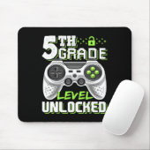 5th Grade Level Unlocked Video Game Back To School マウスパッド (マウス)