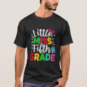 5Th Grade Little Miss Back To School Students Tシャツ (正面)