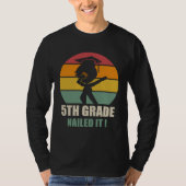5Th Grade Nailed It  Graduation Dab 2021 Tシャツ (正面)