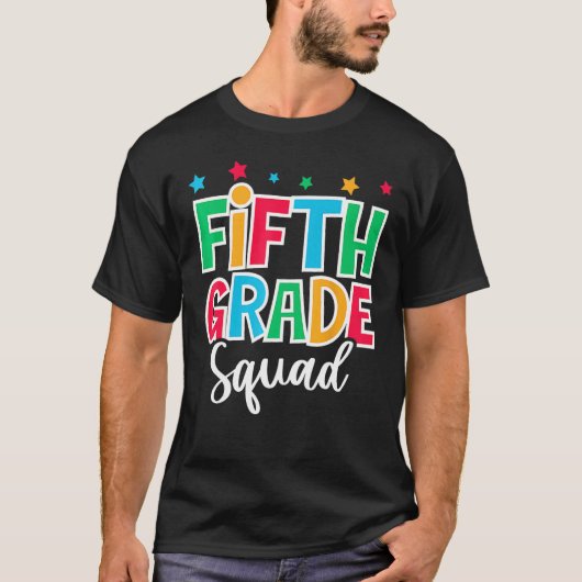5th Grade Squad First Day of School Welcome Back t Tシャツ (正面)