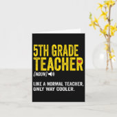 5th Grade Teacher Fifth Grade Definition  カード (黄色い花)