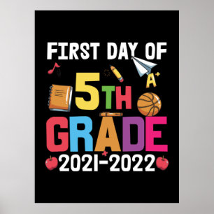 5th Grade Teacher First Day Of 5th Grade ポスター