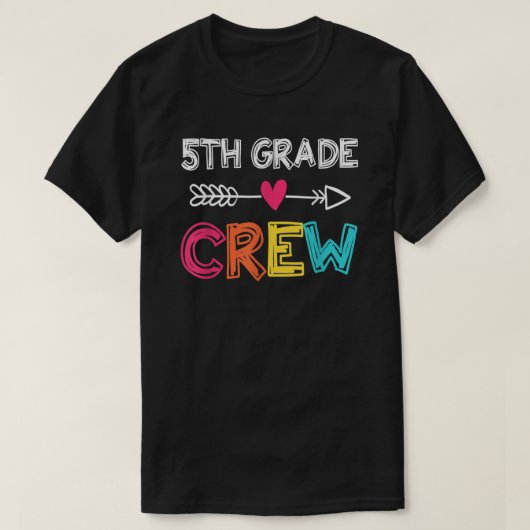 5th Grade Teacher T-Shirt Back To School 5th Grade Tシャツ (デザイン正面)