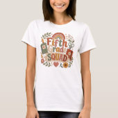 5th Grade Teacher Tee Tシャツ (正面)