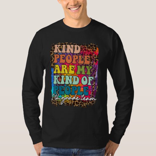 5th Grade Team Leopard Kind People Are My Kind Of  Tシャツ (正面)