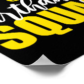 5th Happy Birthday Squad Party Bday Family Group P ポスター (角)