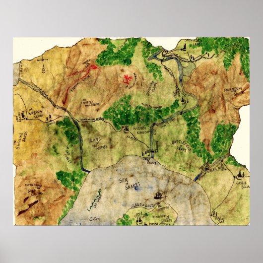 5th Map of the Forgotten Realm ポスター (正面)