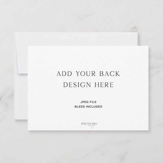 5x3.5インチ両面印刷カード ノートカード (裏面)