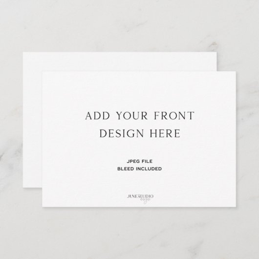 5x3.5インチ両面印刷カード ノートカード (正面/裏面)