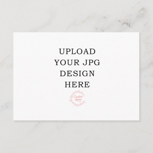 5x3.5印刷カード – 独自のデザインをアップロード エンクロージャーカード (正面)