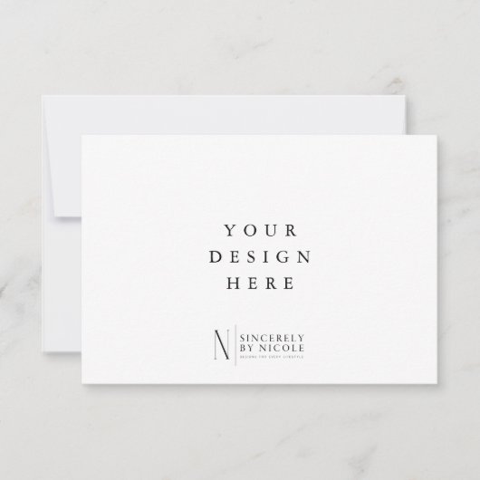 5x3.5" カード印刷 招待状 (正面)