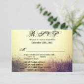 5x3.5 R.S.V.P.カードクリスマス日の出経路の歩道P 招待状 (スタンド正面)