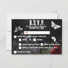 5x3.5 R.S.V.P.カードクリスマスAdeline Zade Meaを搭載 招待状