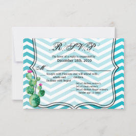 5x3.5 R.S.V.P.カードボホカクチサボカクルーツボクルーズ 招待状