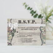 5x3.5 R.S.V.P.カード陸軍空軍OCP迷彩柄Unifo 招待状 (スタンド正面)