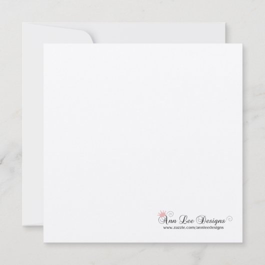 5x5イエローマスカレードマスク16誕生日招待状 招待状 (裏面)