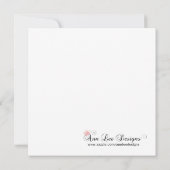 5x5クリスマスクリスマスタウンシティクリスマス招待状 招待状 (裏面)