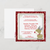 5x5トナカイ招待状 招待状 (正面/裏面)