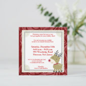 5x5トナカイ招待状 招待状 (スタンド正面)