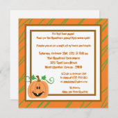 5x5ハロウィンのおもしろいのパーティの招待状 招待状 (正面/裏面)