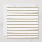 5x5ピンクのテディー・ベアの誕生日のパーティの招待状 招待状 (裏面)