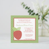 5x5ファームイチゴフルーツ誕生日パート招待状 招待状 (スタンド正面)