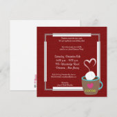 5x5ホットカップCoco招待状 招待状 (正面/裏面)