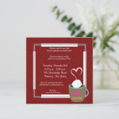 5x5ホットカップCoco招待状 招待状 (スタンド正面)