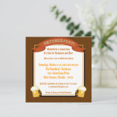 5x5 オクトーバーフェストの招待状 招待状 (スタンド正面)