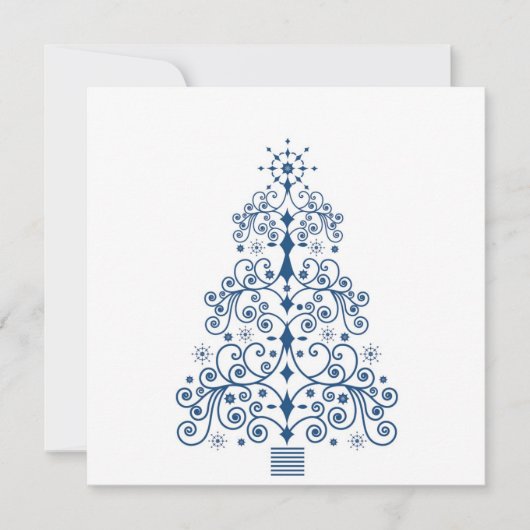 5x5 クリスマス ツリー カード (正面)