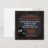 5x5 ハロウィンパーティー招待状 お化け屋敷 招待状 (正面/裏面)