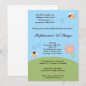 5x7のまわりにの春のInsecのベビーシャワーの招待状 招待状 (正面/裏面)