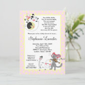 5x7はちょっとDiddの子供部屋のベビーシャワーの招待状を騙します 招待状 (スタンド正面)