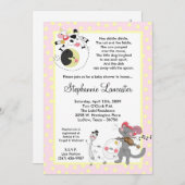 5x7はちょっとDiddの子供部屋のベビーシャワーの招待状を騙します 招待状 (正面/裏面)