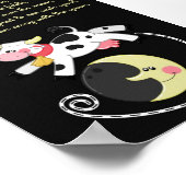 5x7へいディドルDiddle韻キッズルームウォールアート ポスター (角)