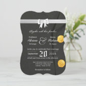 5x7アーミードレスグリーンズユニフォーム結婚式招待状 招待状 (スタンド正面)