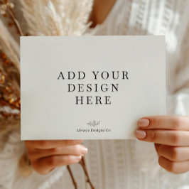 5x7インチの横向き招待状の印刷 招待状