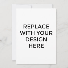 5x7インチカード(背面デザイン印刷なし) 招待状