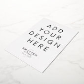 5x7インチゴールドフォイル招待状印刷 箔招待状 (回転した状態)