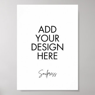 5x7インチテーブル番号記号のカスタムプリント ポスター