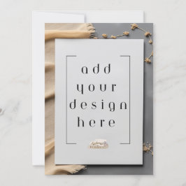 5x7インチフラットカード印刷 招待状