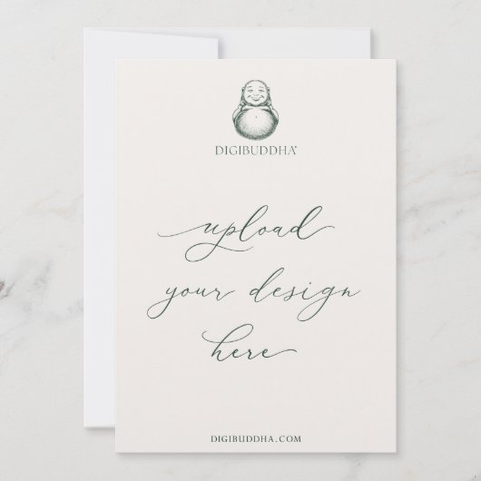 5x7インチ印刷デジタル招待状各種紙 招待状 (正面)