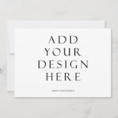 5x7インチ招待状カード(背面デザイン印刷なし) 招待状 (正面)