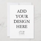 5x7インチ ポートレート カード 印刷 (裏面)