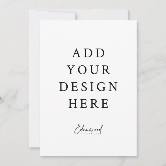 5x7インビテーションカード 招待状 (正面)