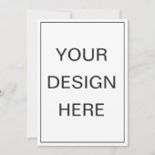 5x7インビテーション印刷 招待状 (正面)